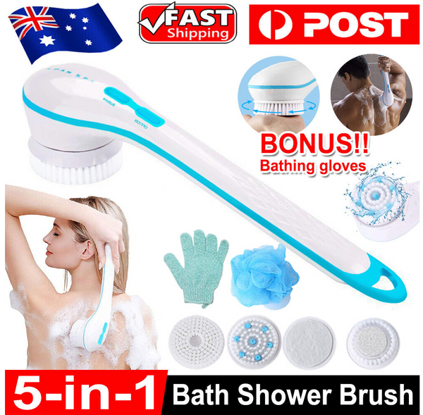 5 in 1 Spin Spa Brush + FREE BATHING GLOVES