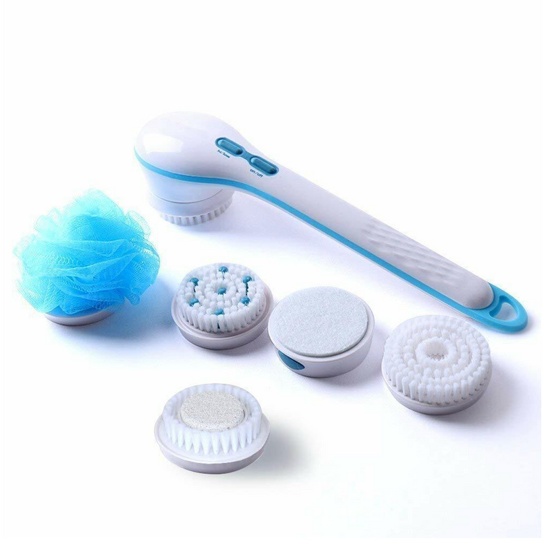 5 in 1 Spin Spa Brush + FREE BATHING GLOVES