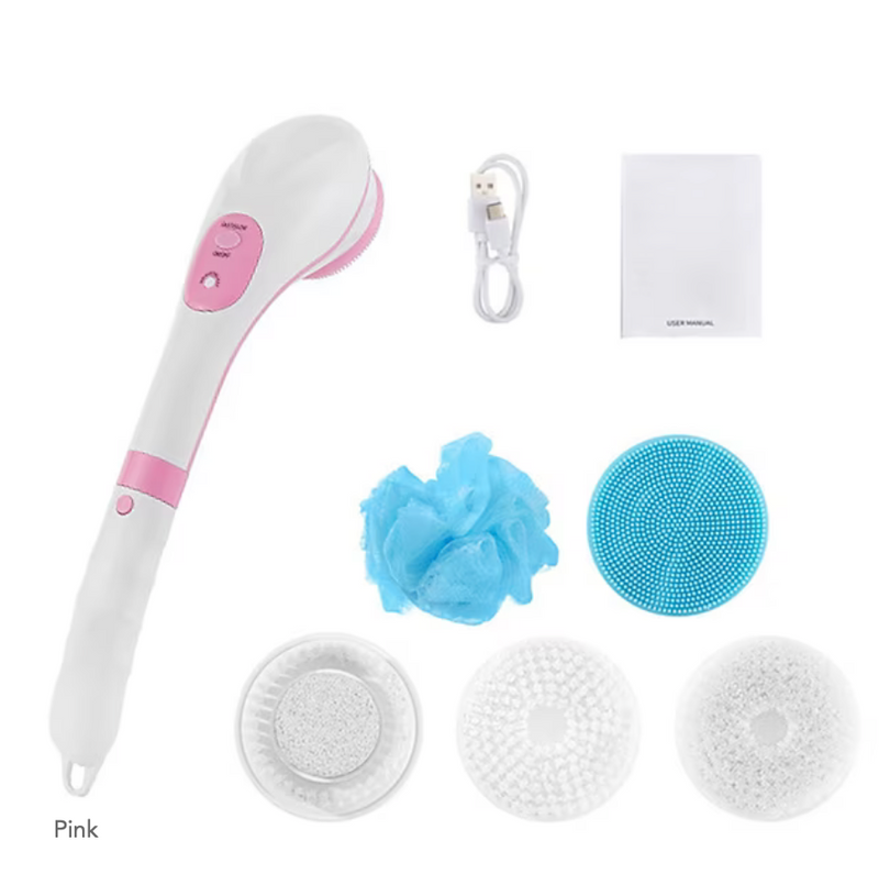 5 in 1 Spin Spa Brush + FREE BATHING GLOVES