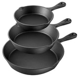 3pc Non-Stick Cast Iron Set