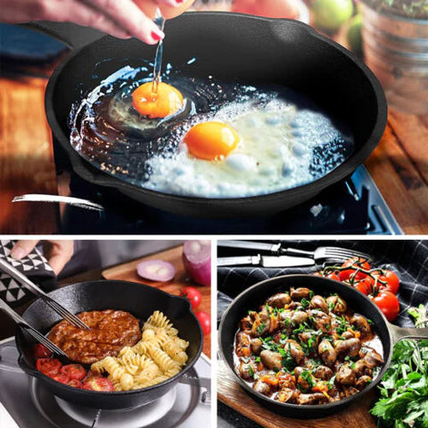 3pc Non-Stick Cast Iron Set